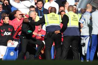 Chelsea-Manchester United: Mourinho avait pourtant promis de rester calme ce week-end