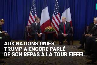 Trump ne se remet (toujours) pas de son dîner à la Tour Eiffel
