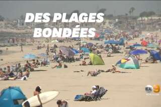 Malgré le coronavirus, des plages de Californie bondées avec la hausse des températures