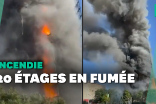 À Milan, les images de l'incendie qui a détruit une tour de 20 étages
