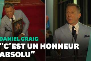 Daniel Craig a dévoilé son étoile sur Hollywood Boulevard