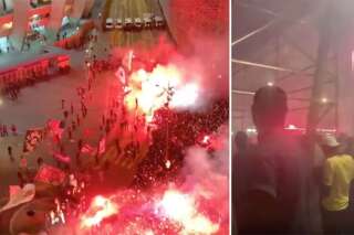 La finale du PSG fêtée par les supporters près du Parc des Princes