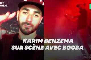 Booba a invité Benzema sur scène à son concert à la Défense Arena
