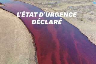 La rivière Ambarnaïa en Arctique est devenue rouge sang après une catastrophe environnementale