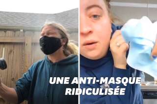 Sur TikTok, une vidéo d’une anti-masque tournée en ridicule
