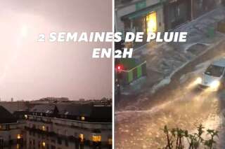 Des orages en Île-de-France déversent des trombes d'eau