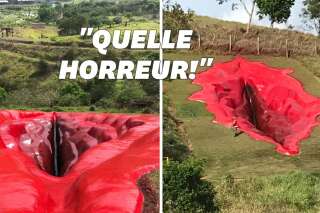 La sculpture d’une vulve géante a créé la polémique au Brésil