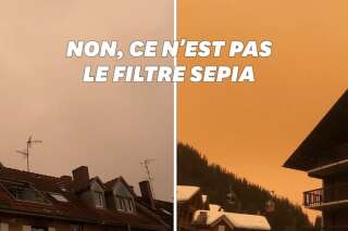Le ciel français devient jaune sous l'effet du sable du Sahara