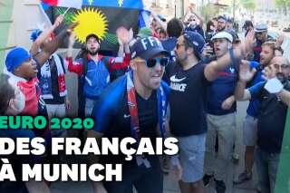 Avant France-Allemagne à Munich, les supporters des Bleus donnent de la voix