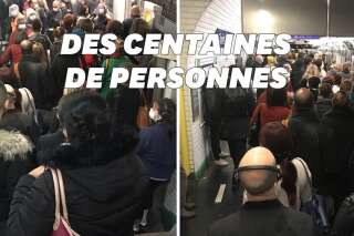 En pleine alerte maximale, scènes d'attroupement ubuesques dans le métro parisien
