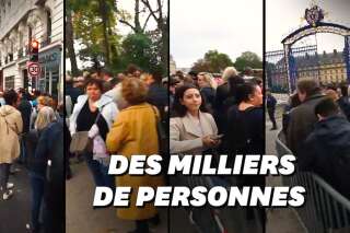 En hommage à Chirac, la file d'attente impressionnante devant les Invalides