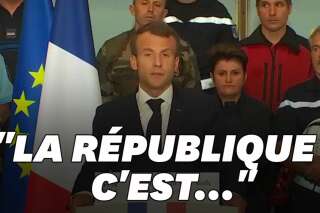Macron fait-il référence à Mélenchon dans son discours à Trèbes?