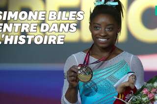 La gymnaste Simone Biles, voix forte de #MeToo, entre dans l'histoire