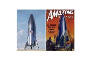 Starship, la fusée géante d'Elon Musk fleure bon les années 50