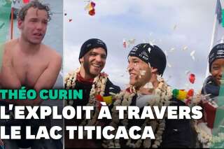 Théo Curin, nageur quadri-amputé, a réussi l'exploit de traverser le lac Titicaca en 11 jours