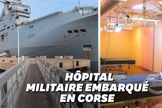 Le Tonnerre, porte-hélicoptères de l'armée, est en Corse pour déplacer des malades