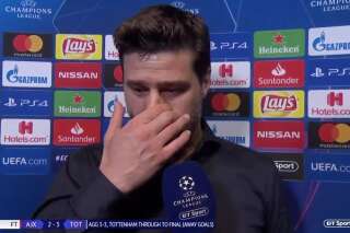 Ajax - Tottenham: Mauricio Pochettino en larmes