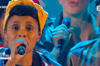 Le vibrant appel de la chanteuse Imany sur le plateau des Victoires de la musique 2017