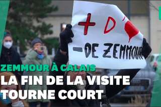 Le déplacement d'Éric Zemmour à Calais ne s'est pas fini comme prévu