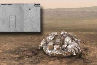 L'atterrisseur Schiaparelli de l'ESA s'est écrasé sur Mars