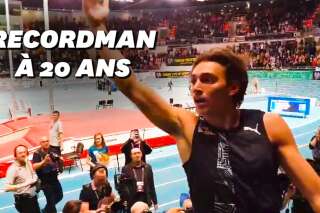 Armand Duplantis bat Lavillenie avec un nouveau record de monde de saut à la perche
