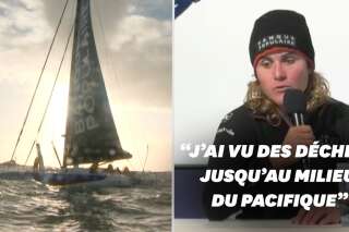 Clarisse Crémer, 12e du Vendée Globe, raconte la pollution des océans