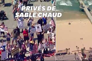 Confinement: contre la fermeture d'une plage, des milliers de Californiens manifestent