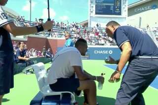 À l'US Open, Nick Kyrgios était si démotivé que l'arbitre a essayé de le remettre dans son match