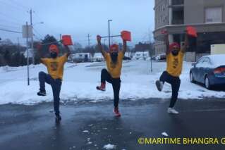 Pour lutter contre la vague de froid au Canada, ils font la meilleure des danses