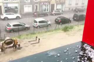 Les images des violents orages qui s'abattent sur la France