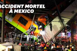 À Mexico un pont s'effondre au passage du métro, au moins 23 morts