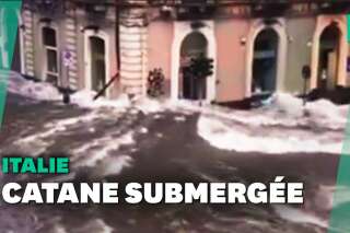 La Sicile touchée par des inondations: les images de Catane sous l'eau