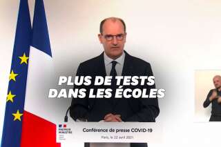 Covid: Castex annonce le protocole de réouverture des écoles avec de nouveaux tests