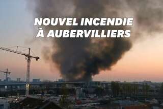 Incendie à Aubervilliers: des colonnes de fumée noire visibles depuis l'A86