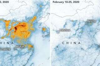 Coronavirus en Chine: ces images de la Nasa montrent la chute spectaculaire de la pollution