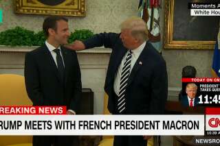 Le meilleur du pire des retrouvailles insolites de Macron et Trump à la Maison-Blanche
