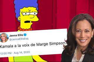 Kamala Harris a la voix de Marge Simpson? Vexée, cette dernière répond