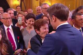 La forte émotion des parents de Samuel Paty lors de l'investiture d'Emmanuel Macron