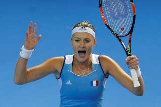 Kristina Mladenovic battue par Karolina Pliskova après un set historique pour la Fed Cup