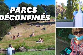 Réouverture des parcs à Paris: la joie des Parisiens (et les tentatives de gestes barrière)
