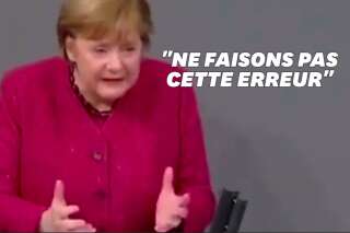 Covid-19: émue, Angela Merkel 