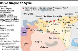 Offensive de la Turquie en Syrie: cette carte résume les quatre enjeux