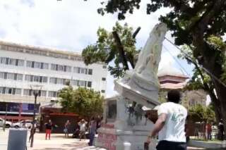 En Martinique, deux statues considérées comme symboles du passé colonial ont été détruites