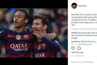 Neymar au PSG: Leo Messi souhaite à son ex-coéquipier 