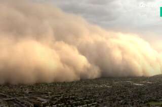 Une tempête de sable impressionnante a englouti l'Arizona