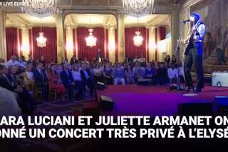 Juliette Armanet et Clara Luciani en concert très privé à l'Élysée