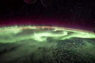 Un astronaute de l'ISS a filmé une magnifique aurore boréale qui lui a fait penser à... un 