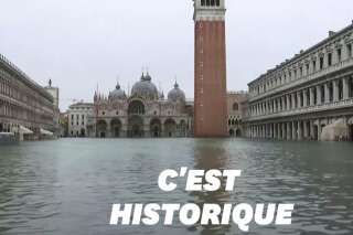 À Venise, la place Saint-Marc fermée à cause des inondations