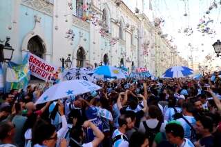 France-Argentine: les supporters Argentins sont déjà sûrs de remporter le match des tribunes