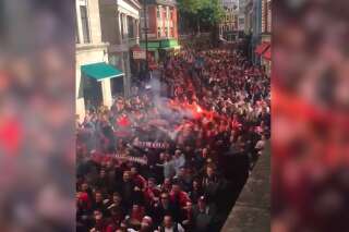 Les supporters de Cologne sèment la pagaille à Londres et aux abords du stade